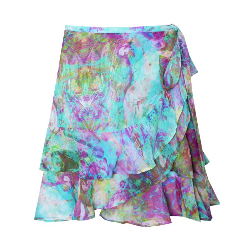 Liquid Rainbow Tahiti Skirt Cover Up image