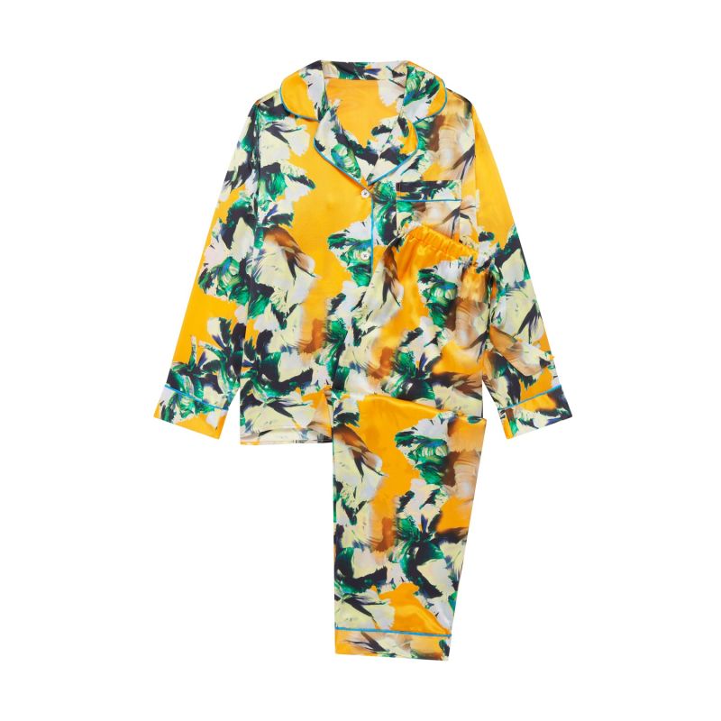 Lisa Silk Pyjama Set - Multicolour image