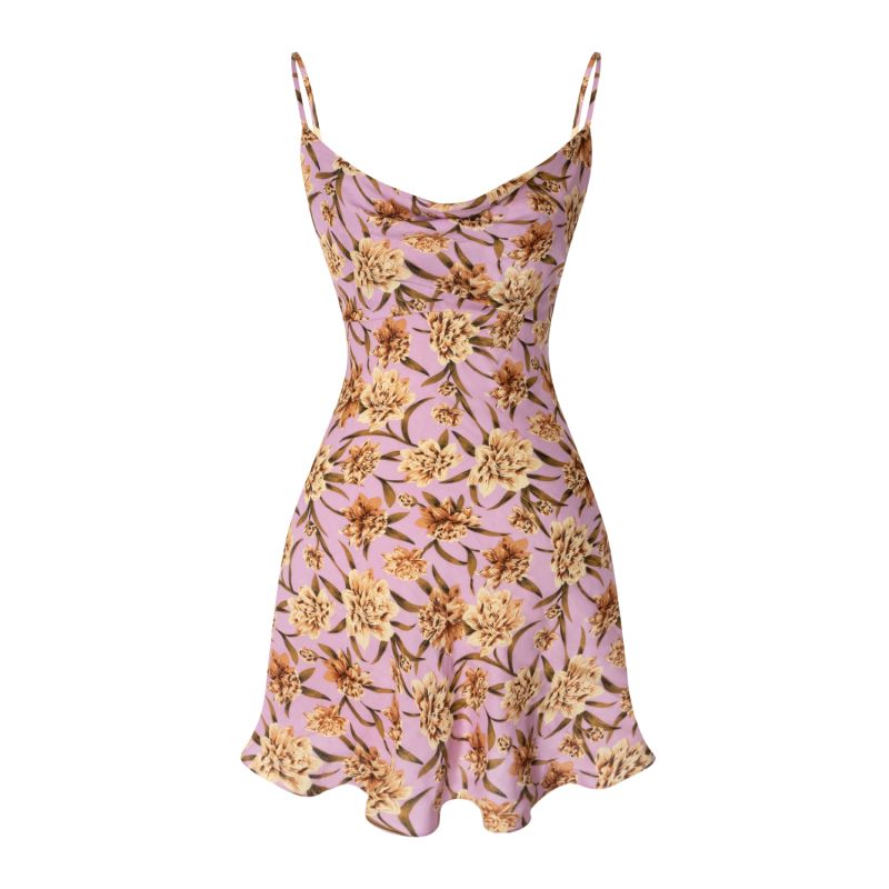 Lita Floral Summer Dress In Chrysanthemum Blossom image