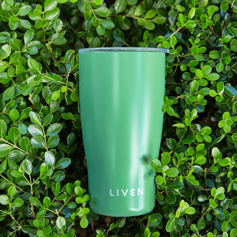 Liven Glow™ Ceramic-Coated Stainless Steel Tumbler image