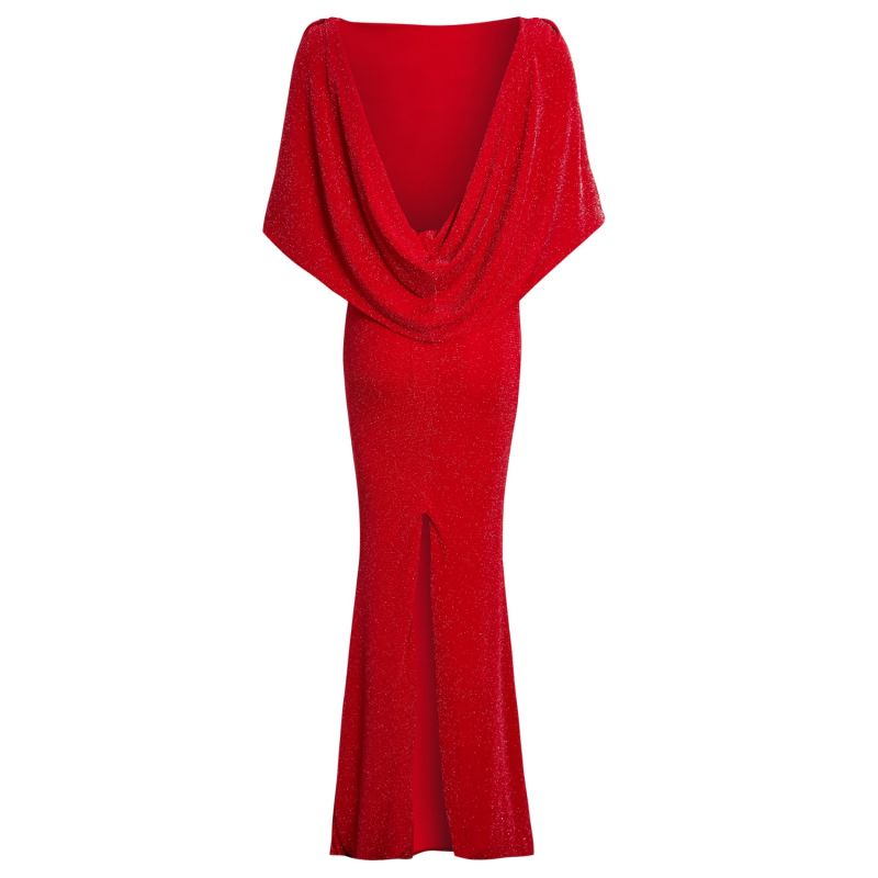 Marilyn Red Cowl Back Gown image