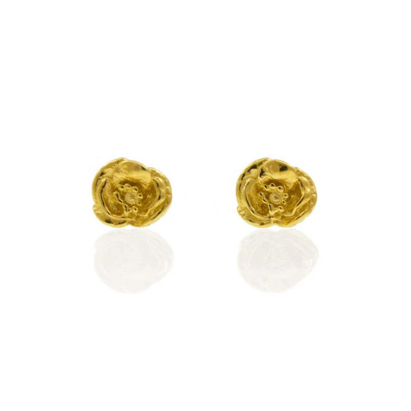 Poppy Earrings - Gold image