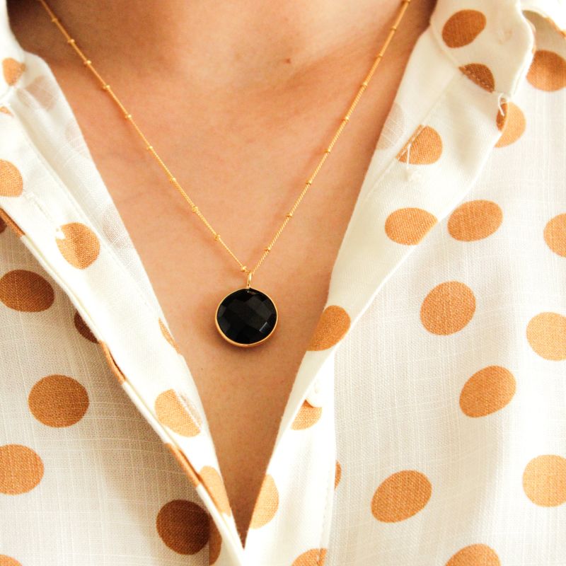 Hannah Necklace Black Onyx image