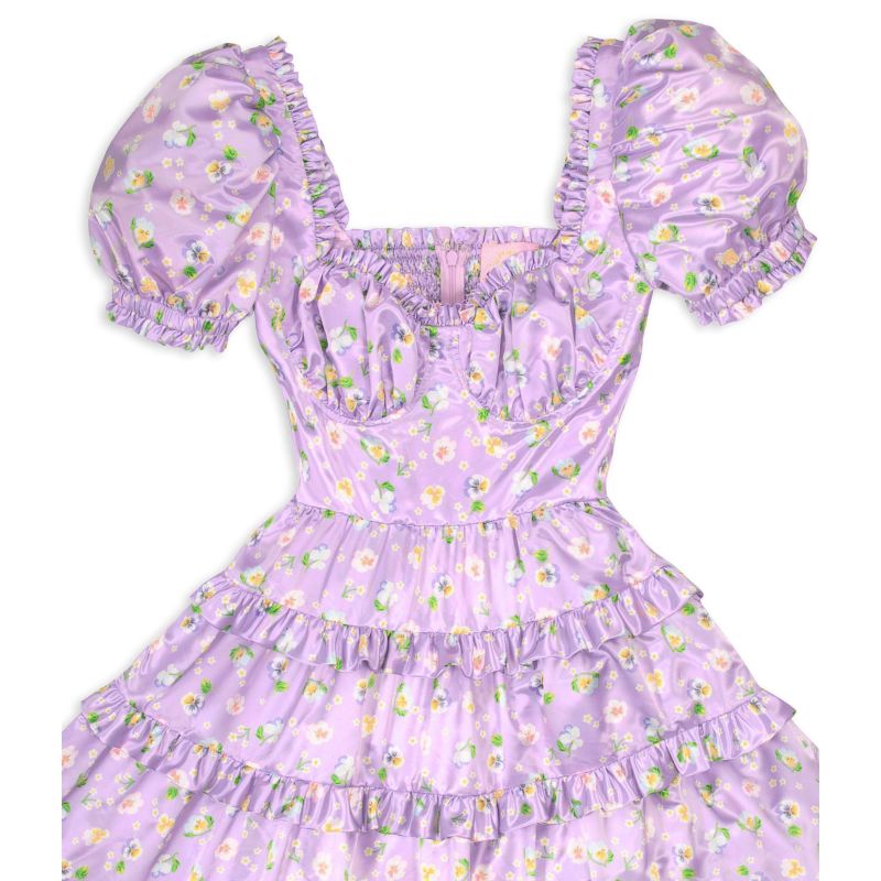 Falling Pansy Lola Dress image