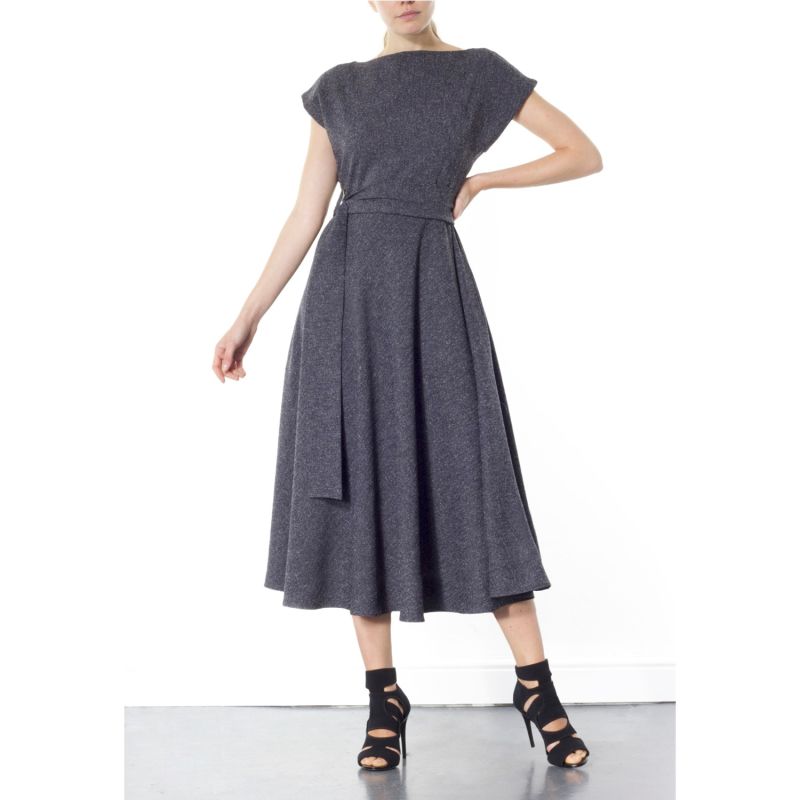 Stine Grey Midi Dress image