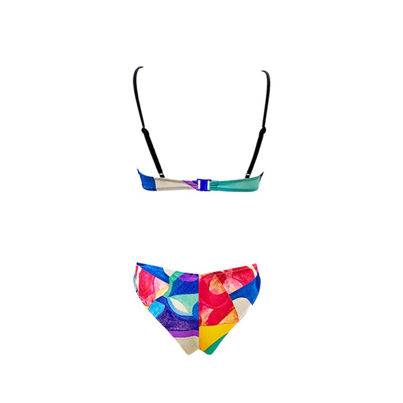 Aulala X Risbo Artistic Bikini Set - Fascinating - Multicolour image