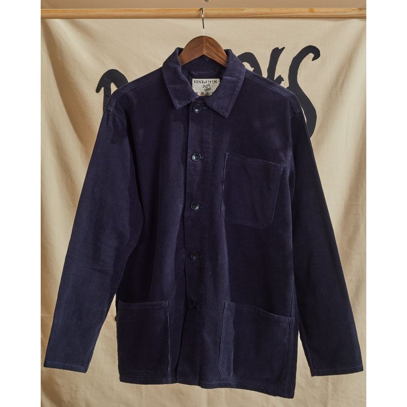 3001 Buttoned Cord Overshirt - Midnight Blue image