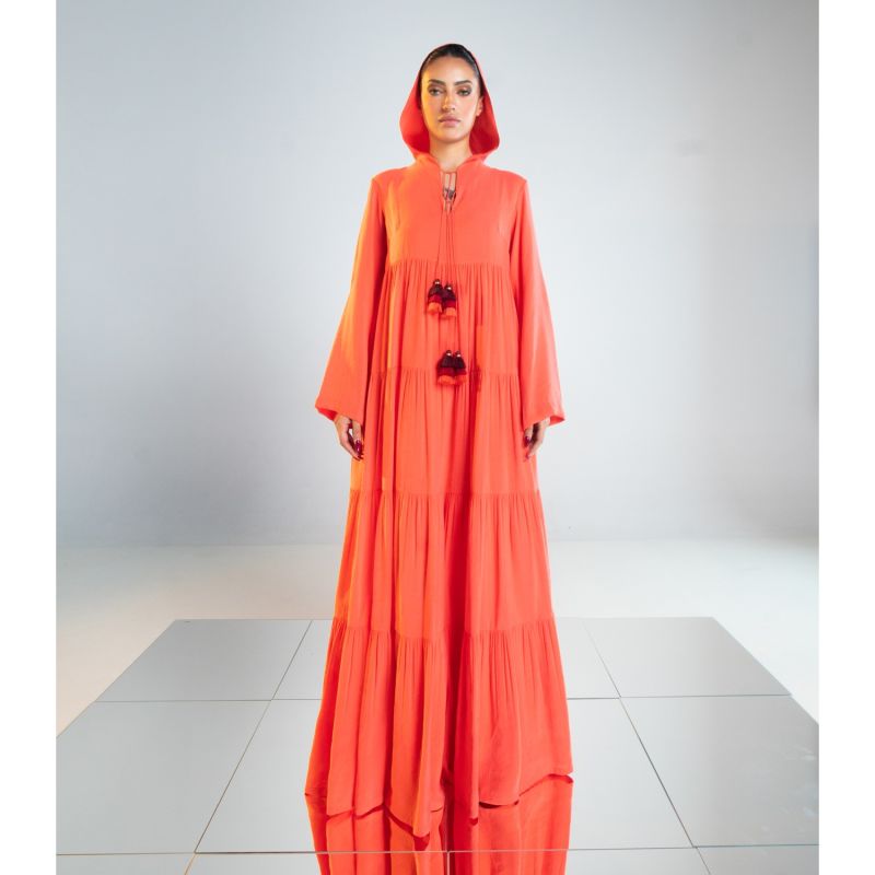 Coral Hoodie Kaftan image