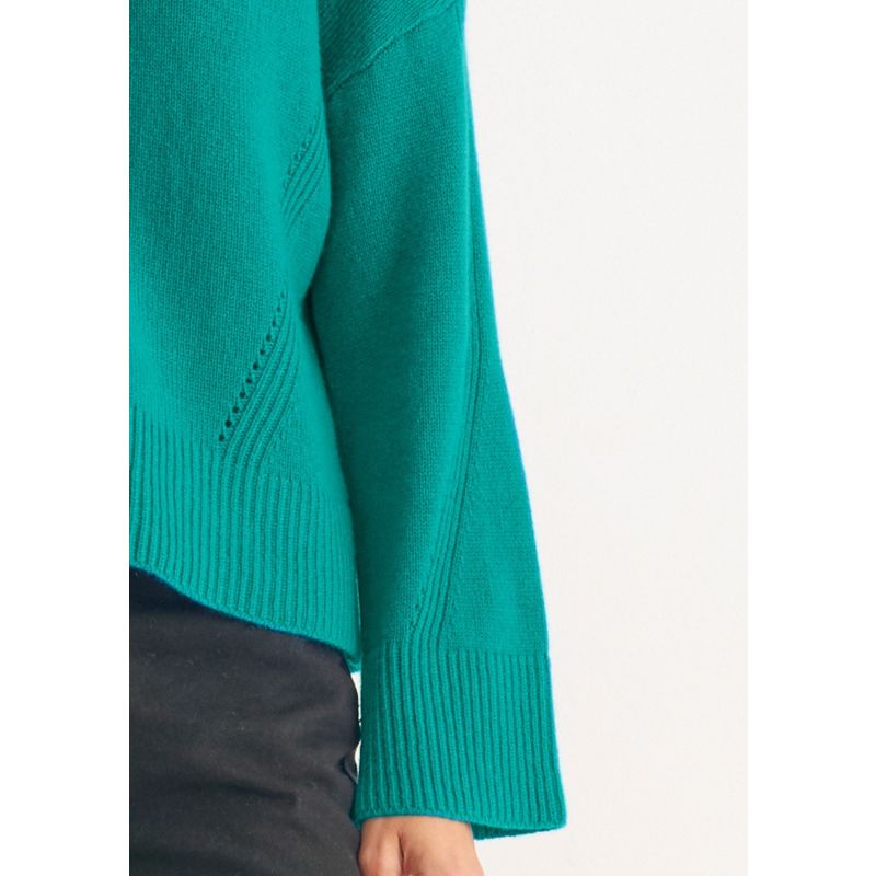 Emerald green cashmere cardigan sales
