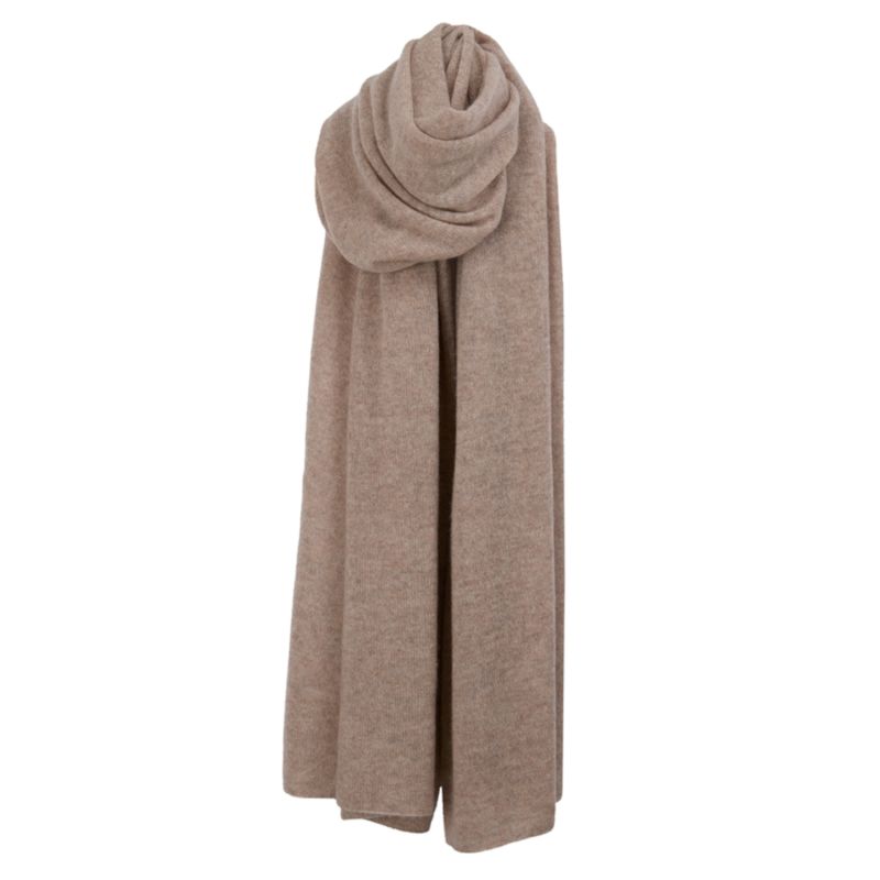 Lola Taupe Cashmere Travel Wrap image