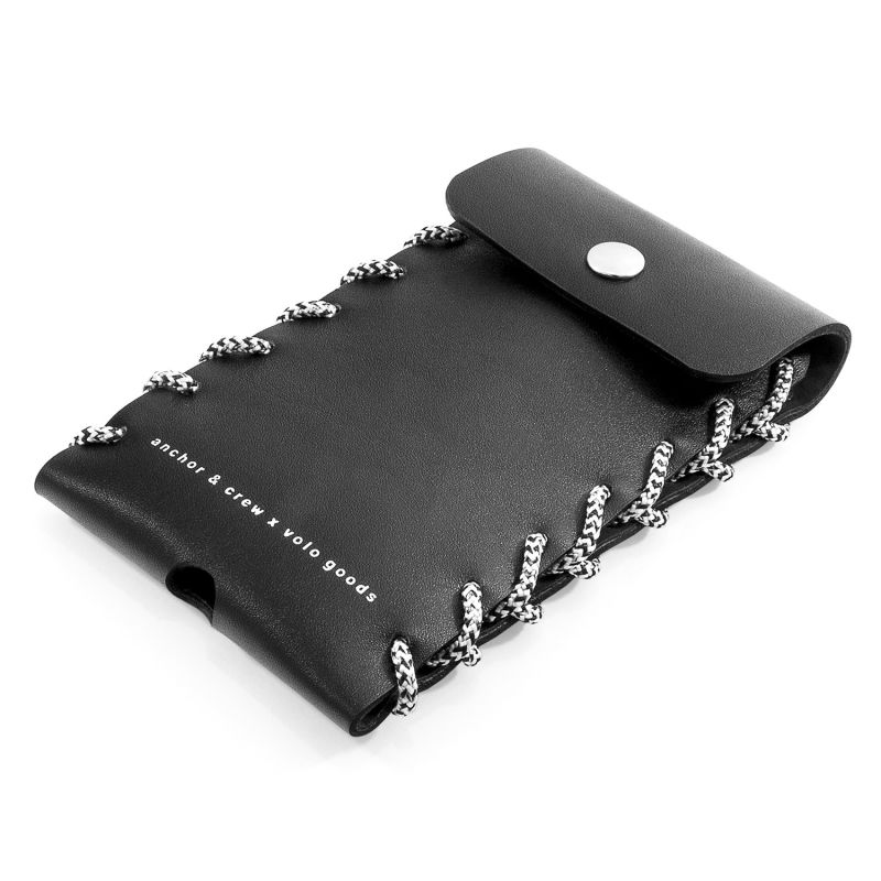 Graphite Black Standen Leather & Rope Phone Case image