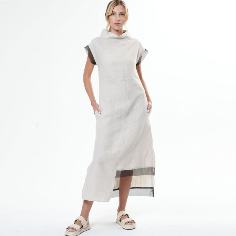 Linen Long Sleeve Beige