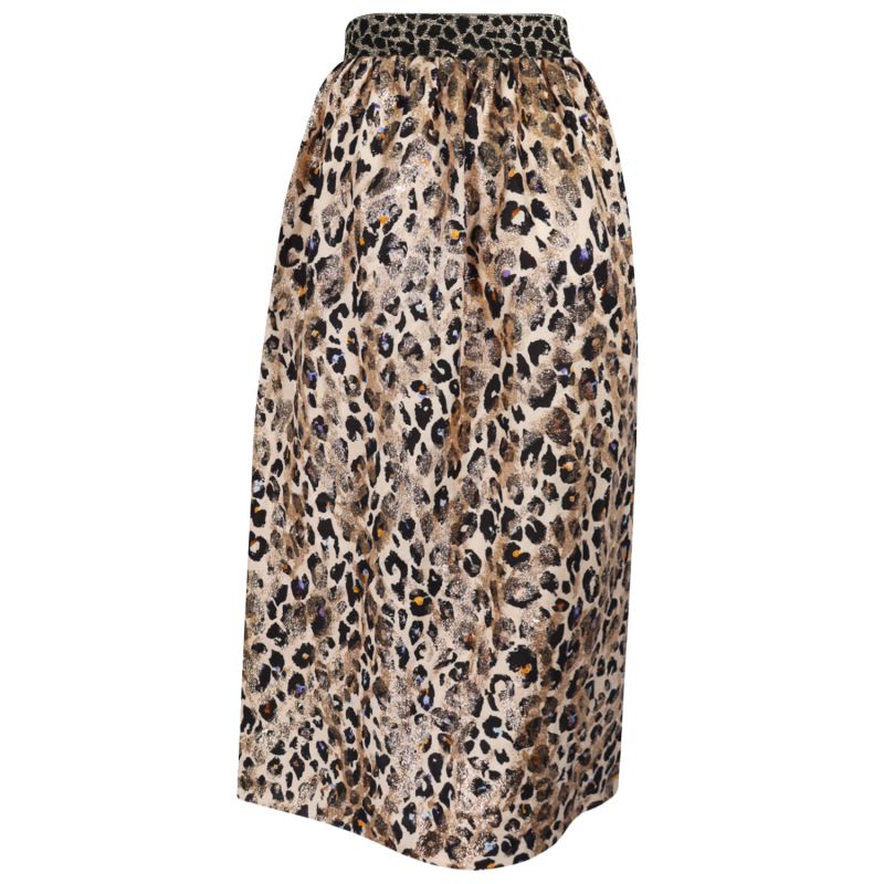 Long Lived Animal Print Skirt image