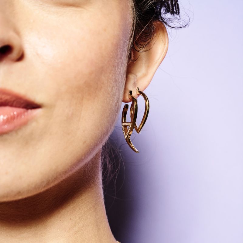 Gold ear sale loops