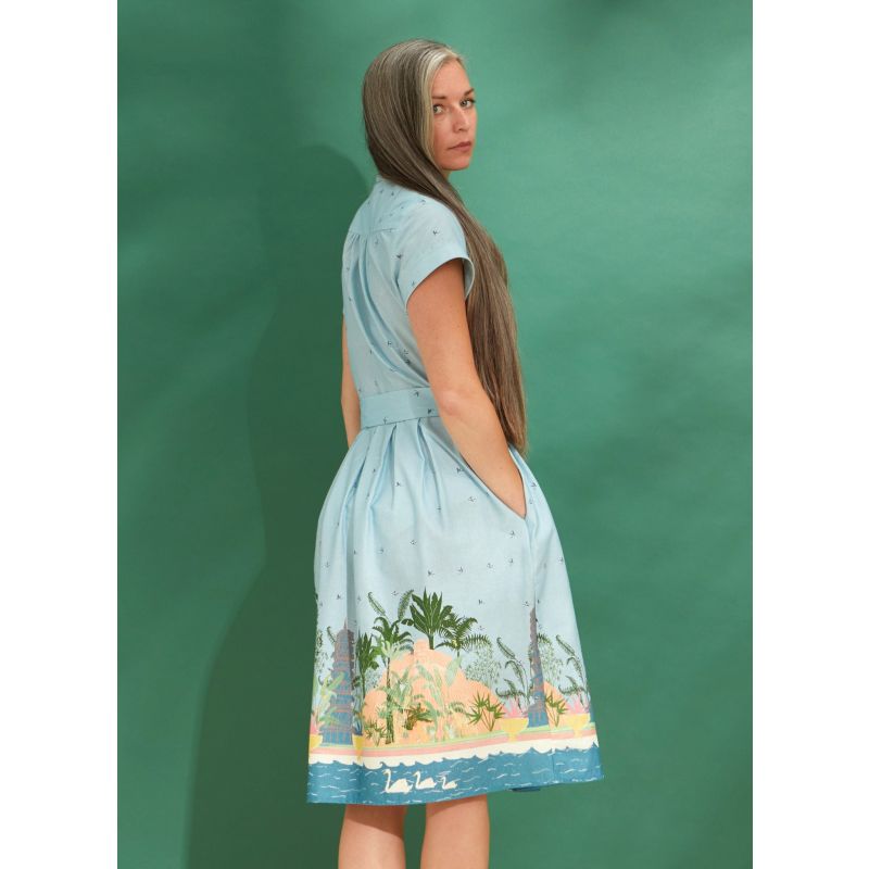 Louise - Blue Kew Gardens Dress image