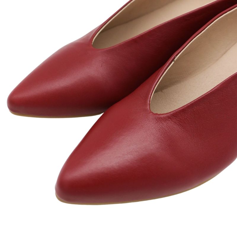 Louvre Slip-On Loafers In Ruby Wine Leather image