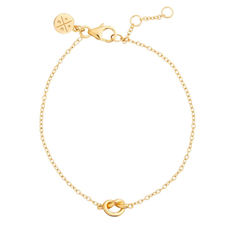 Love Knot Bracelet Gold by Cartilage Cartel
