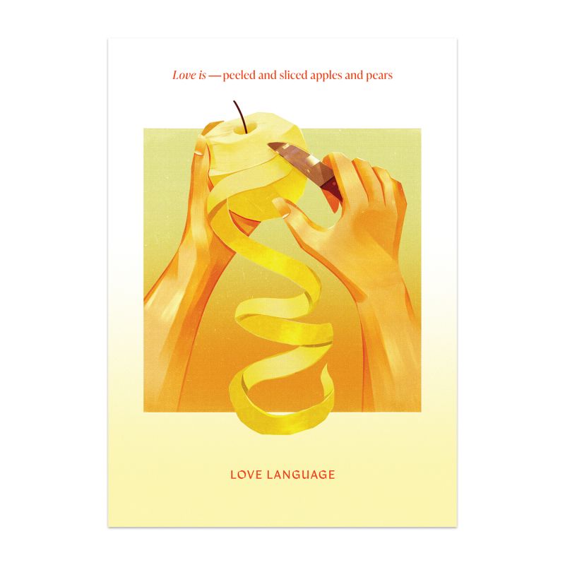 Love Language Peeled Pear image