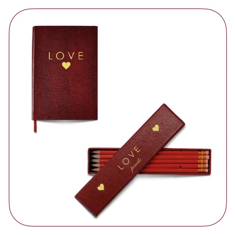 Love Pocket Journal With Matching Pencils image