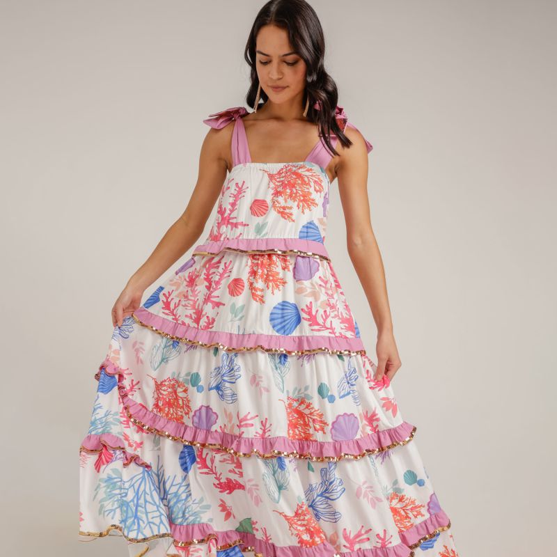 Lover And A Dreamer Scallop Dress image