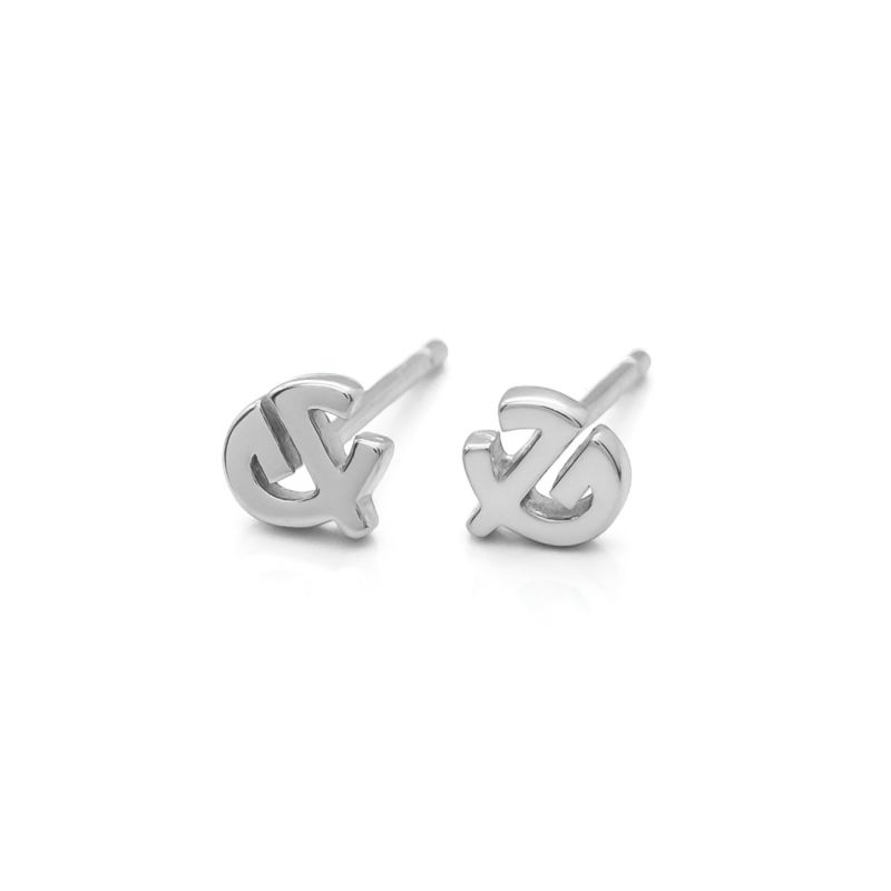 Cvlcha Stud Earrings - Silver image