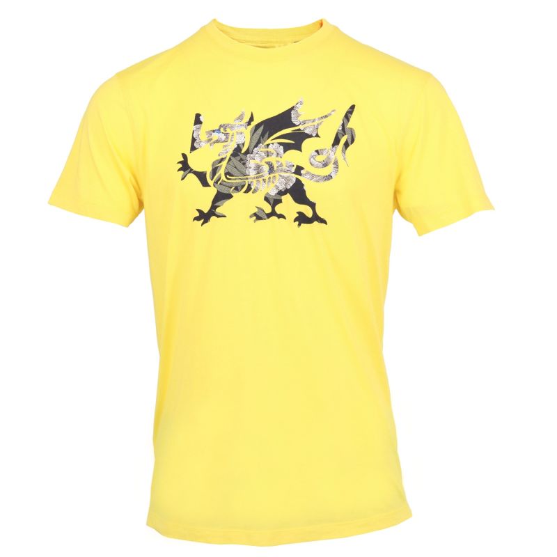 Rob Dragon Tee In Yellow image