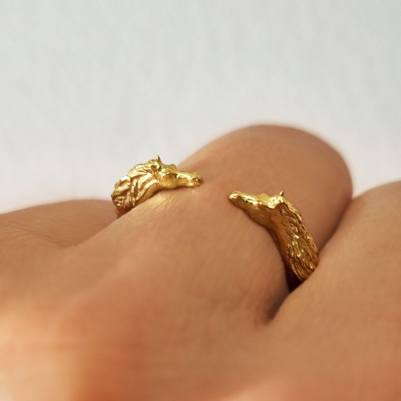 Horse Ring - Gold Vermeil image