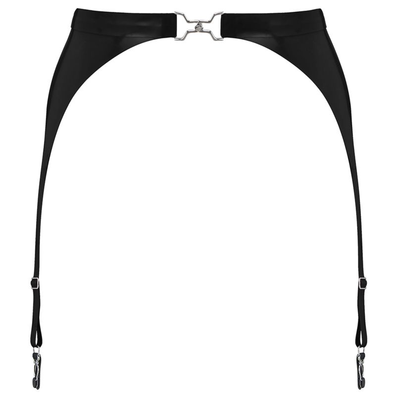 Latex Suspender - Black image