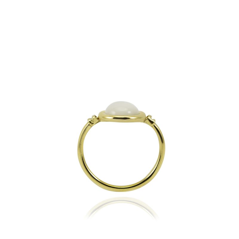 Satellite Gold Vermeil Moonstone Ring image