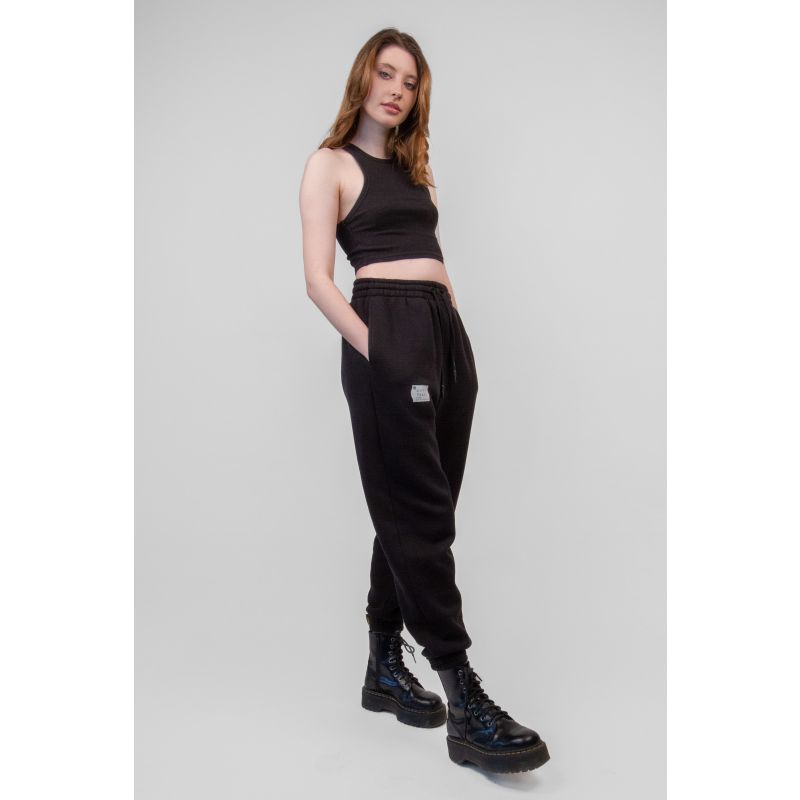 Cotton Joggers In Black image