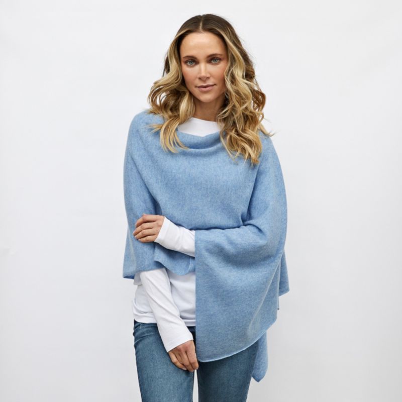 Lucy Blue Multi Way Cashmere Wrap image