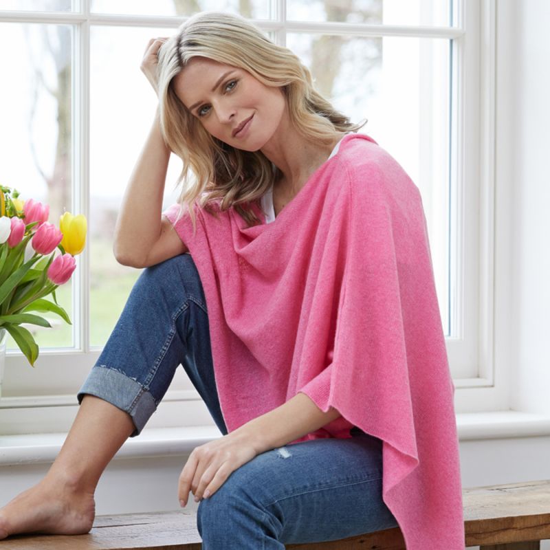 Lucy Pink Multi Way Cashmere Wrap image