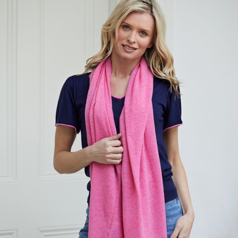 Lucy Pink Multi Way Cashmere Wrap image