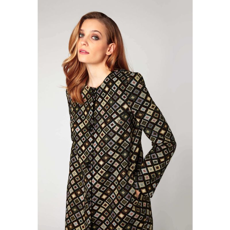 Lurex Jacquard Coat image