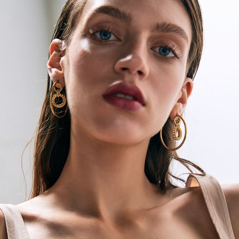 Gentler Hoop Earrings image