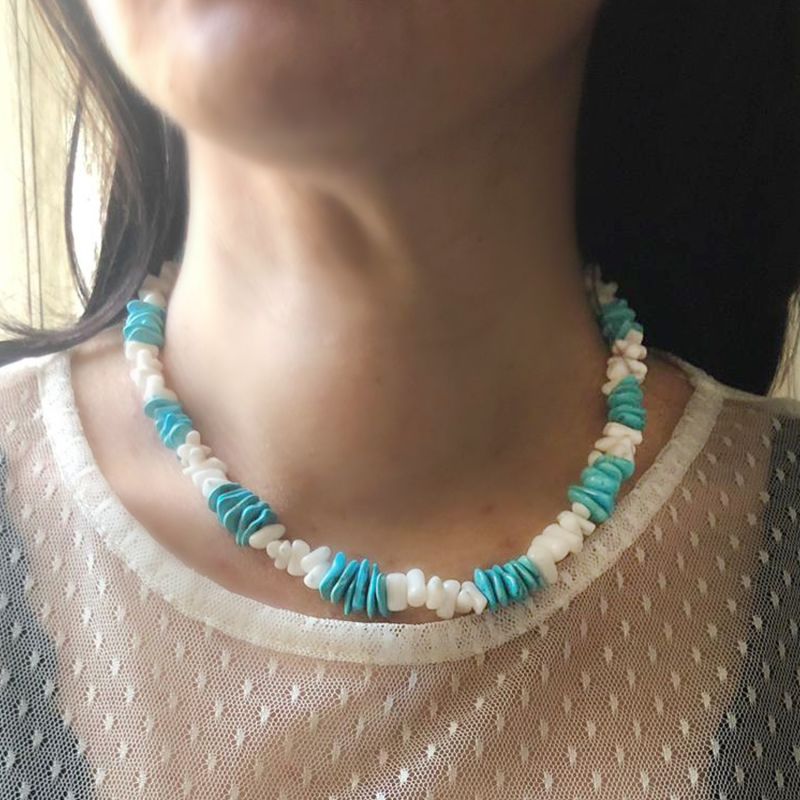 Positano Shell & Turquoise Necklace image