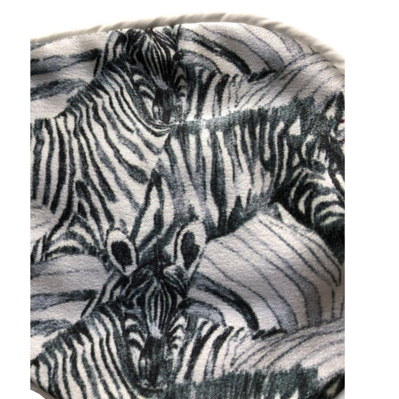 Zebra 100% Silk Eye Mask image