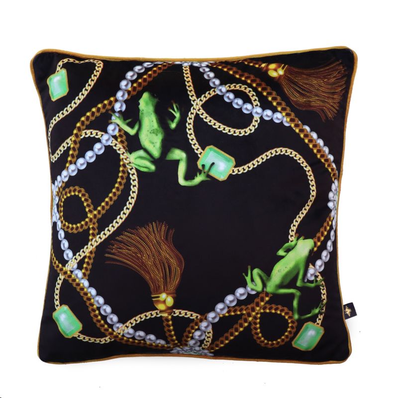 Tiana Antique Velvet Cushion image