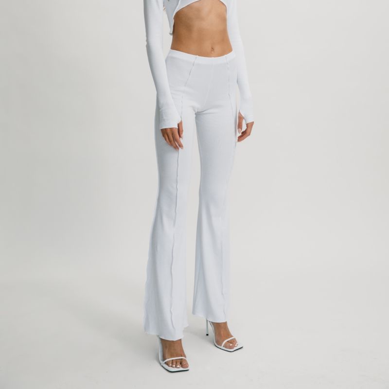 Lydia Flared Pant-Ivory image