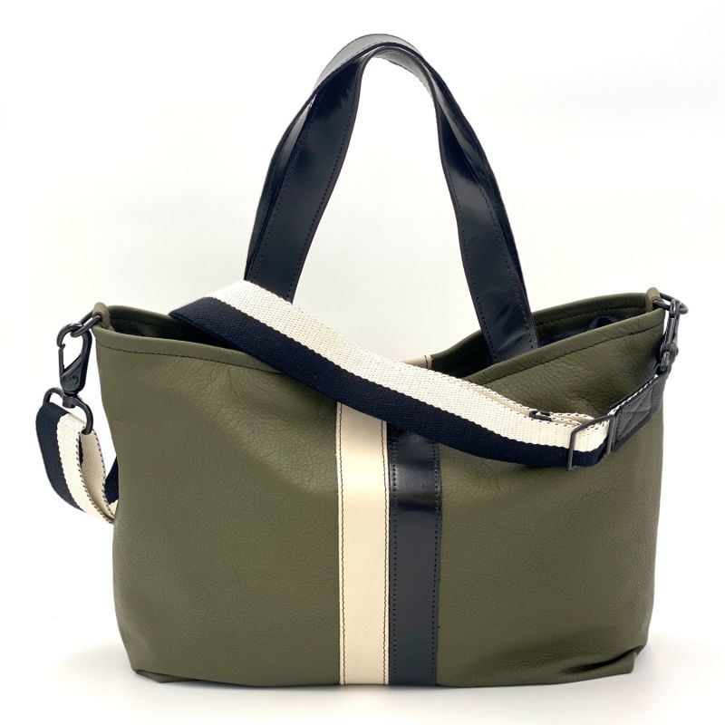 Kim Tote Crossbody Bag In Olive image