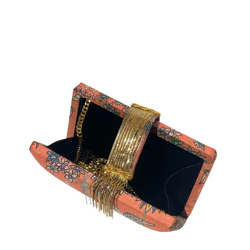 Paradise Bird Fringe Clutch image