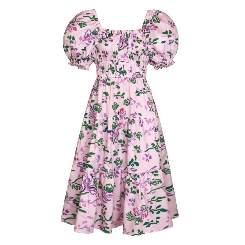 Pink Garden Midi Dress image