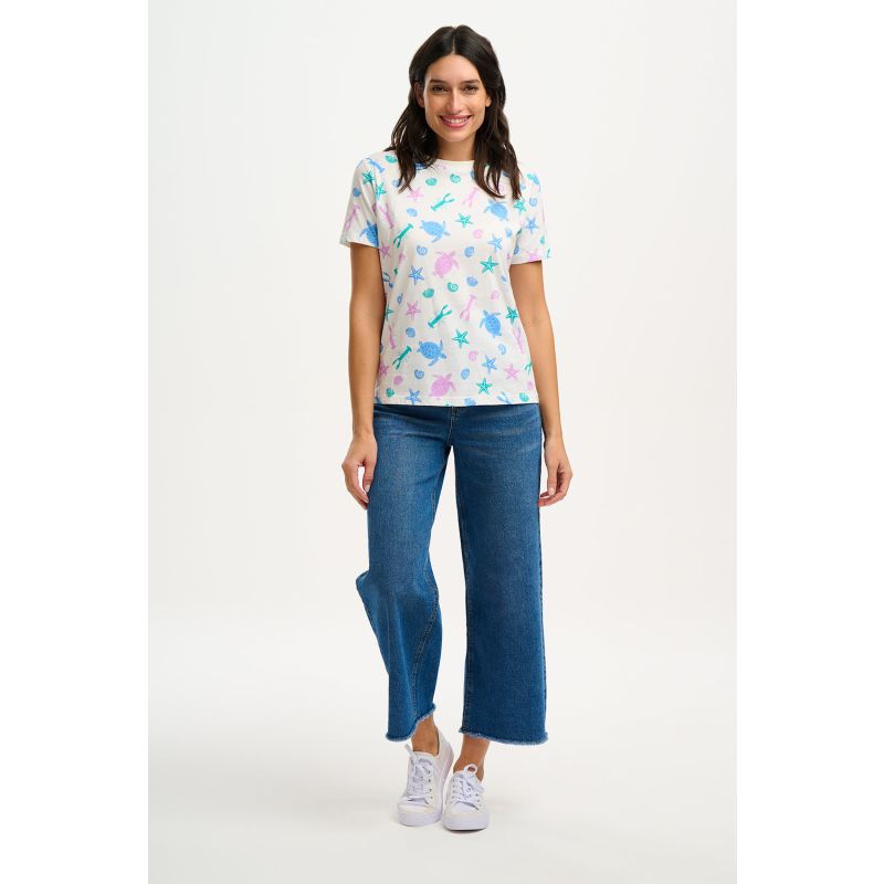 Maggie T-Shirt Off-White/Multi, Sea Cove image