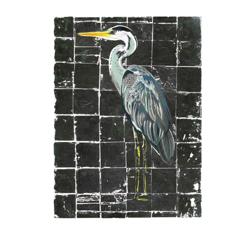 Majestic Heron Limited Edition Fine Art Giclee Print Medium image