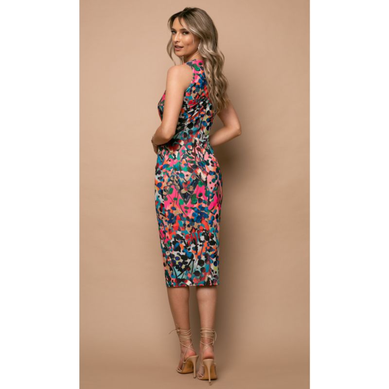 Morning in Mallorca Print Mini Dress