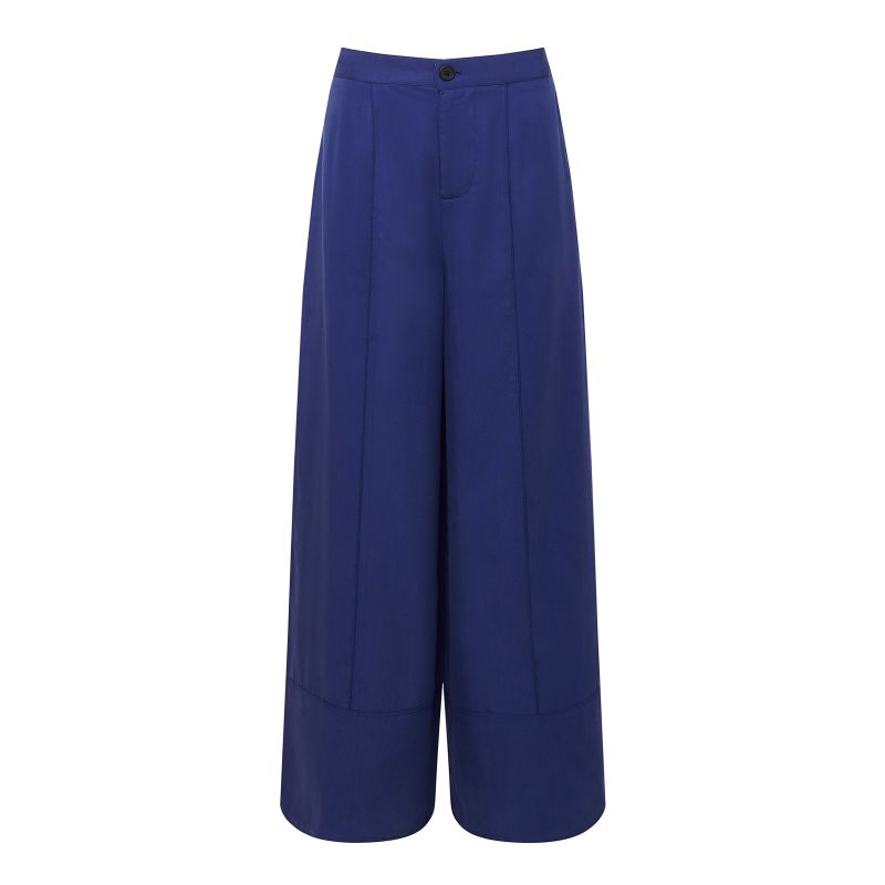 Marie - Rayon Navy Trousers image