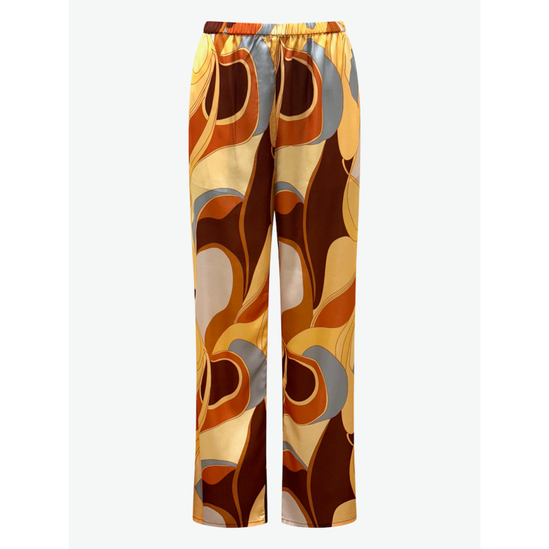 Retro Print Pants Suit - Marisa image