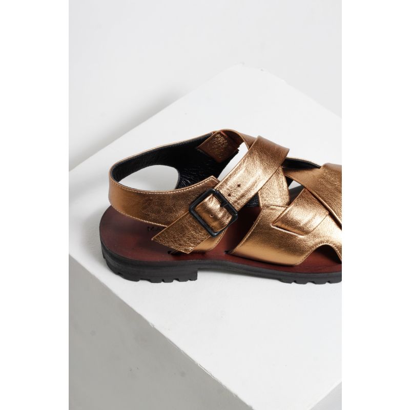 Martina Gold Sandals image