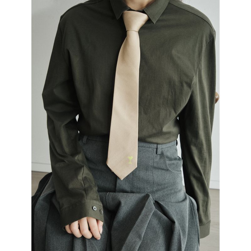 Martini Silk Tie - Khaki image