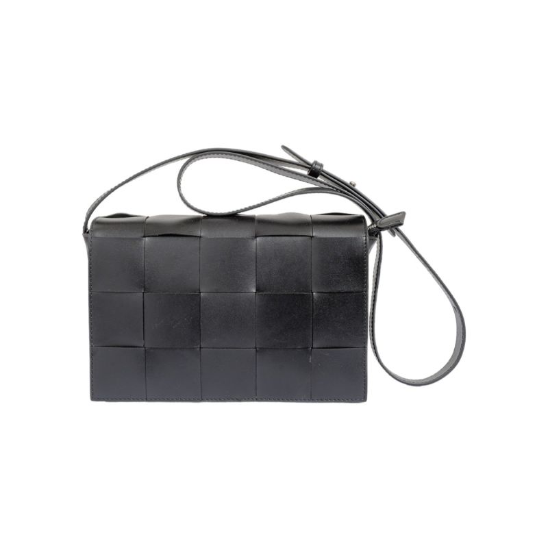 Matchbox Cross Body- Black Soft Leather image